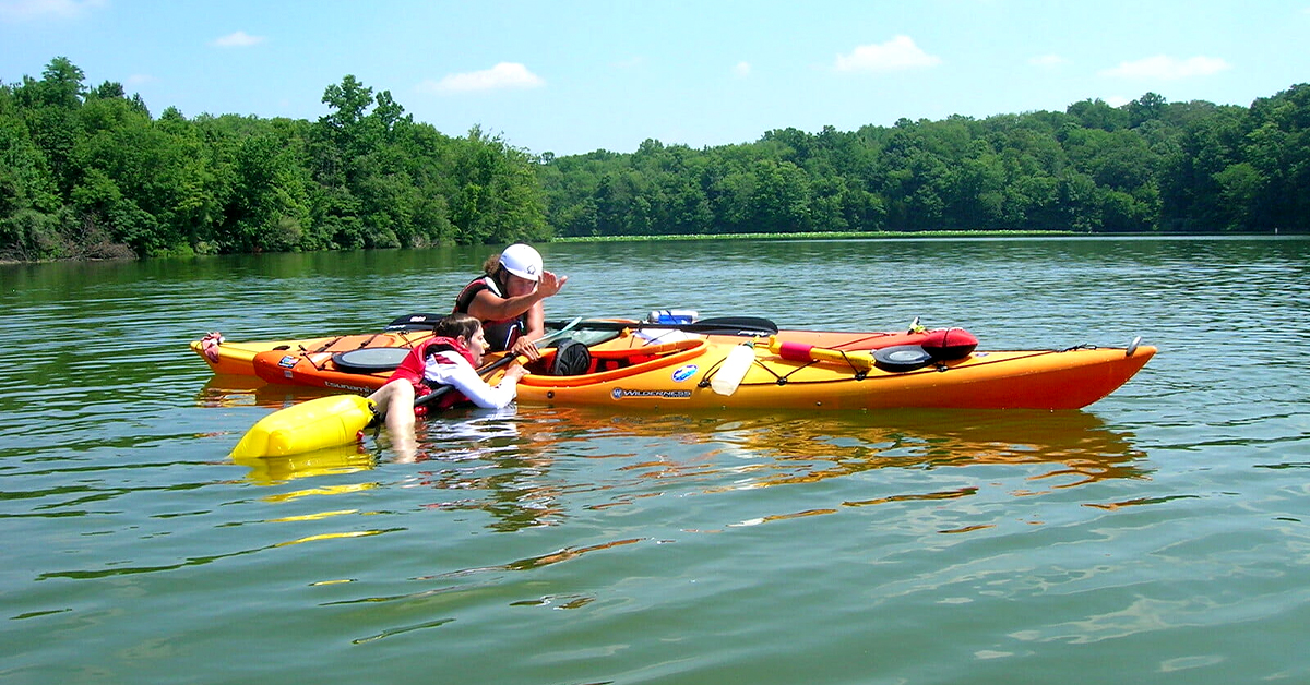 Kayak Paddle Floats Execute A SelfRescue With Ease!
