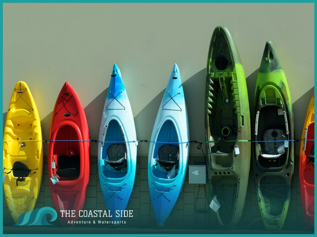 Different types of kayaks