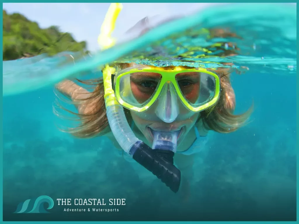 Snorkel mask and tube