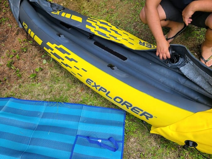 Inflating explorer k2