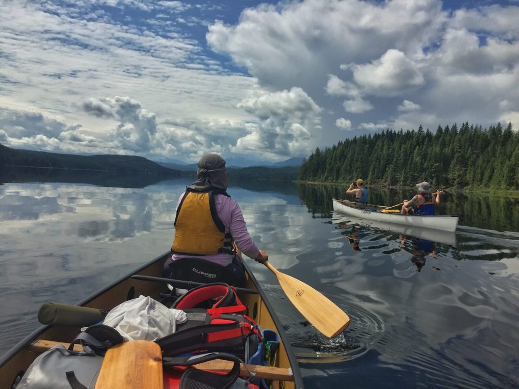 Preparing for wilderness canoe trip