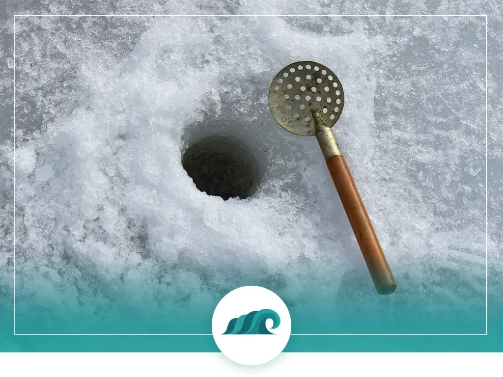 How to keep ice fishing holes from freezing