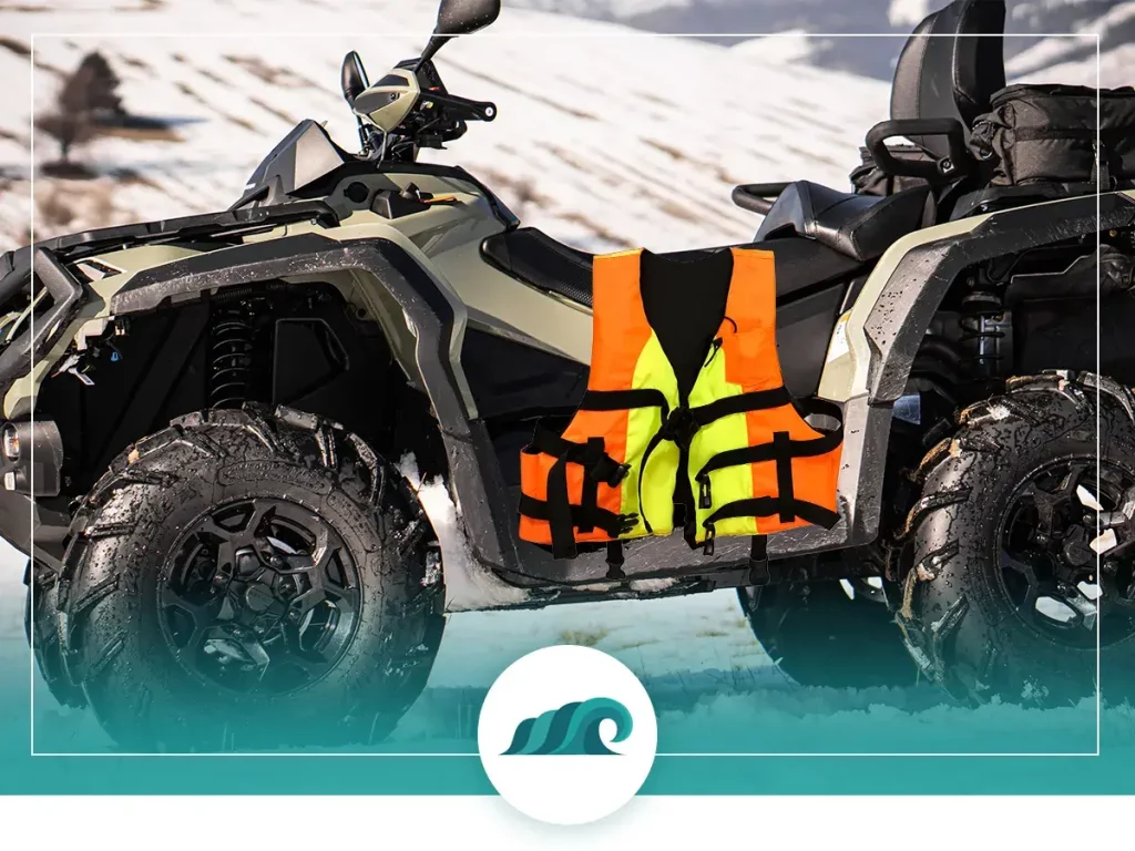 2 2022 09 how to equip your atv for the ultimate ice fishing atv setup flotation device