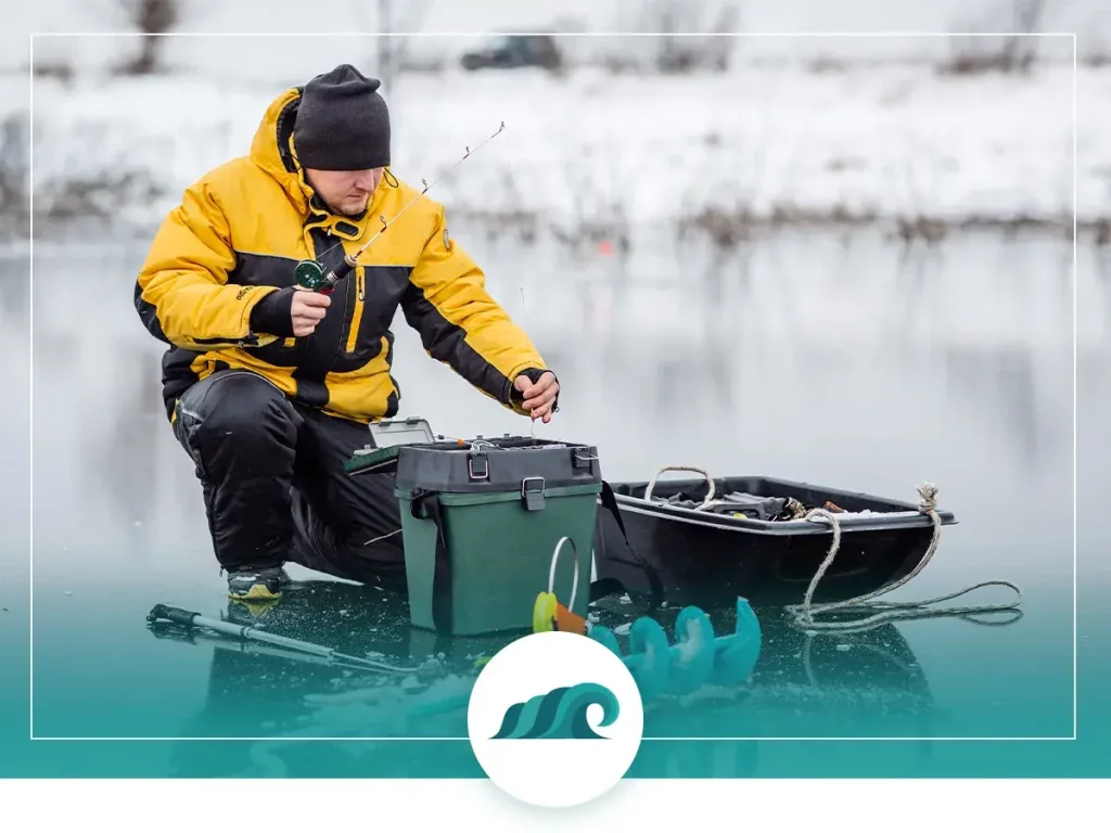 When is it cold enough to go ice fishing on the ice