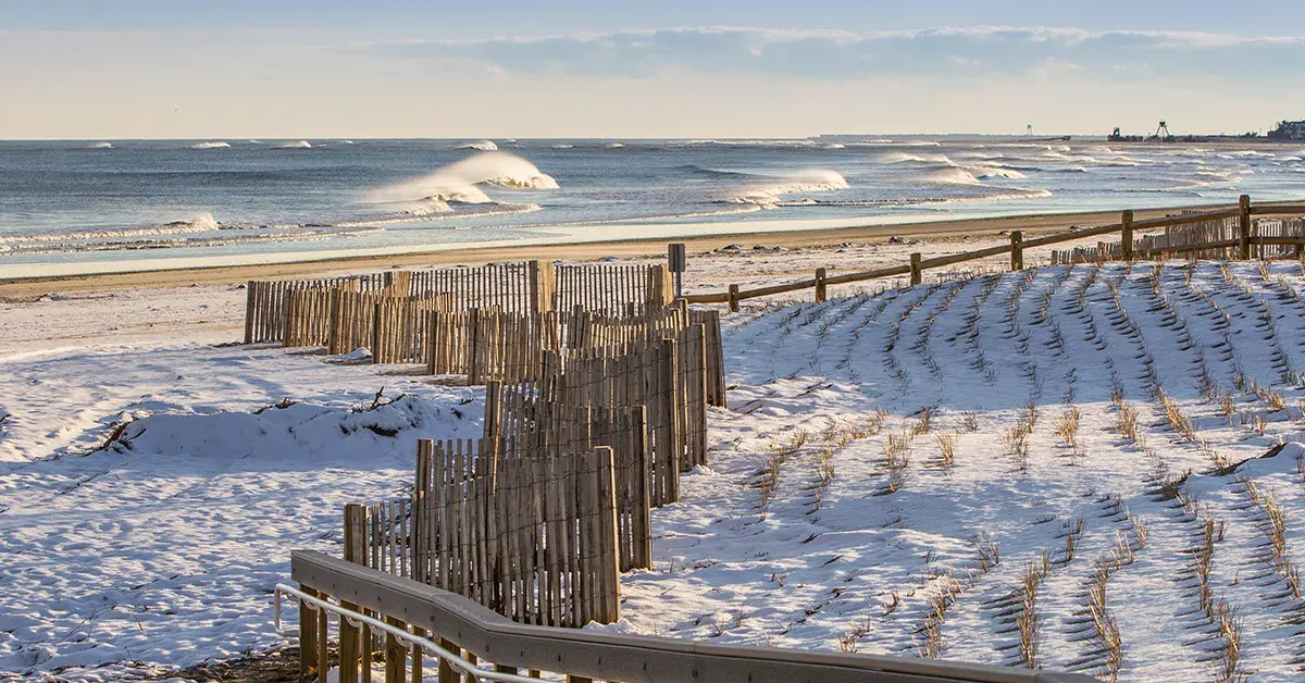 Does It Ever Snow At The Beach?