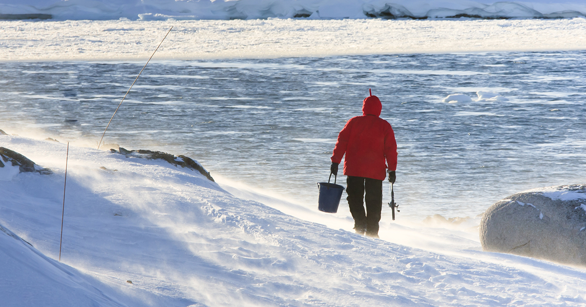 How To Use An Ice Fishing Slush Bucket