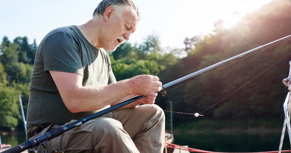how to fix a broken fishing rod