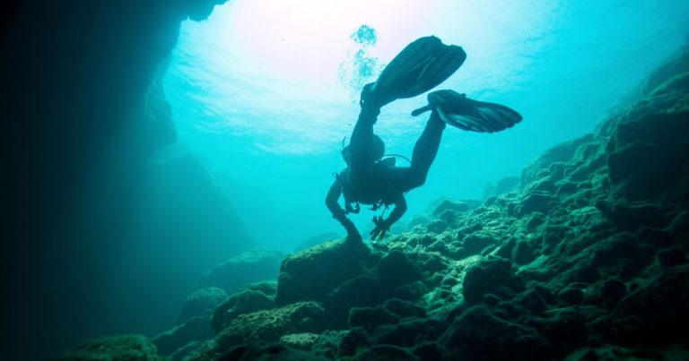 Why is cave diving dangerous